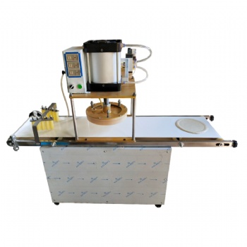 Pizza dough pressing forming machine