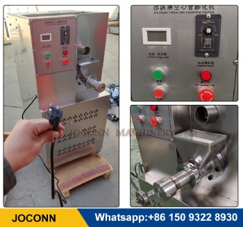 ice cream corn puffing extruder machine